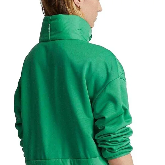 NWT RLX Ralph Lauren Women's Golf Quilted Hybrid Quarter Zip Pullover Jacket